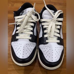 Nike Dunk Low premium/vintage panda white and black trainers